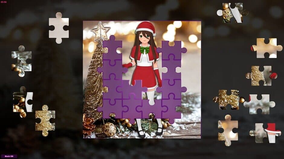 Anime Jigsaw Girls - Christmas screenshot 4