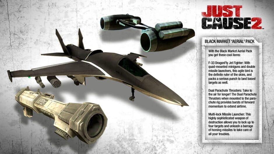 Just Cause 2 - Black Market Aerial Pack screenshot 1