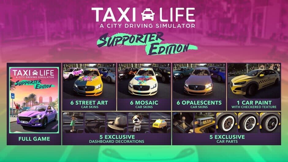 Taxi Life: A City Driving Simulator - Supporter Edition screenshot 1