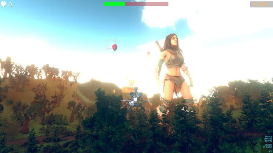 Save Giant Girl from monsters 2 screenshot 2