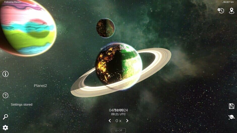 Solar System Simulator screenshot 2