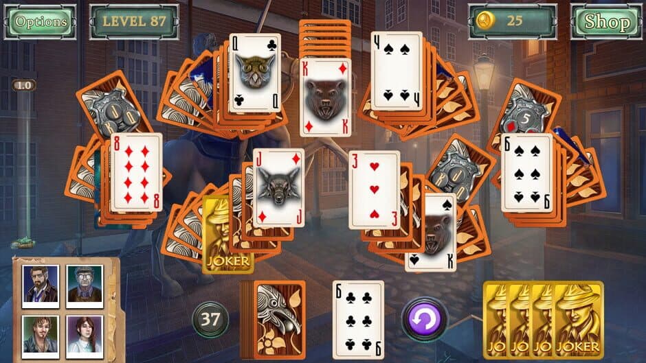Detective Secrets Solitaire. The Curse of the Village screenshot 1
