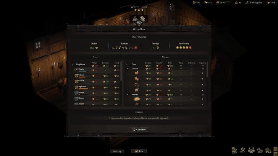 Wartales - The Tavern Opens! screenshot 4