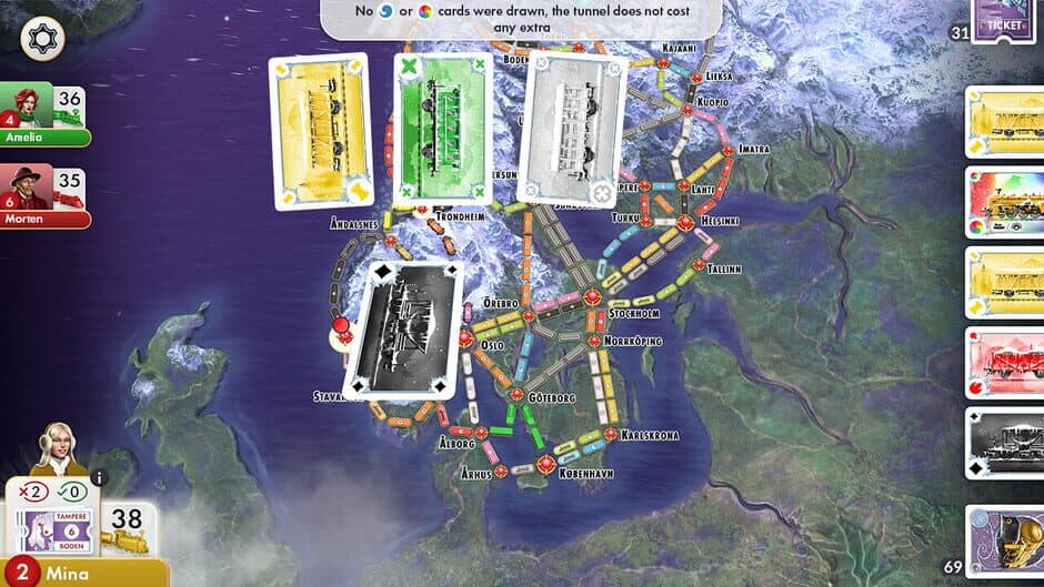 Ticket to Ride - Nordic Expansion screenshot 3