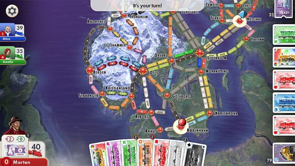 Ticket to Ride - Nordic Expansion screenshot 4