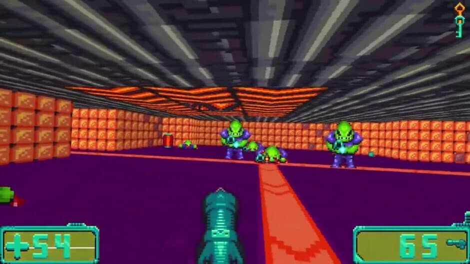 DOSMan: Space Aliens in Space! screenshot 1