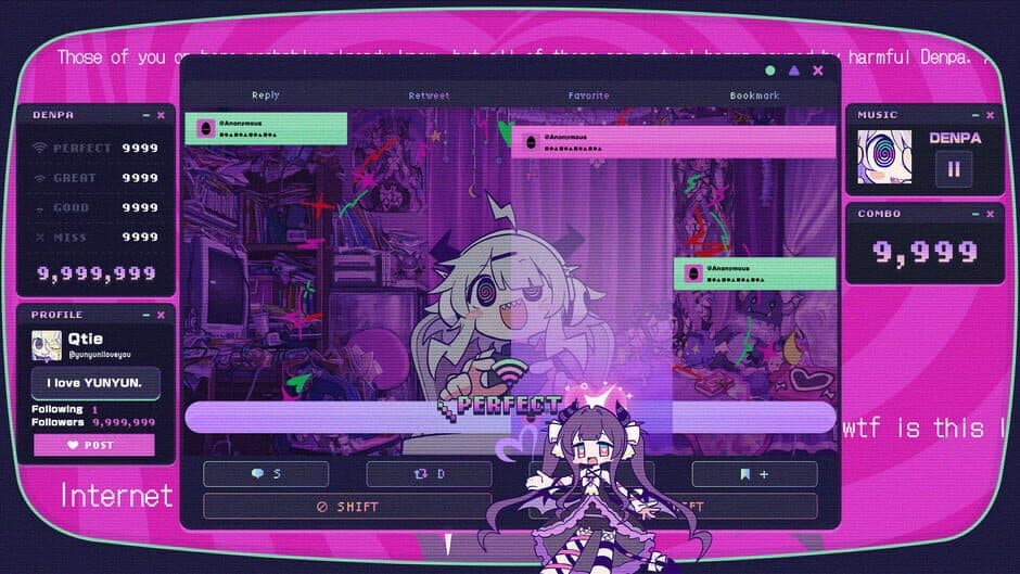 Yunyun Syndrome!? Rhythm Psychosis screenshot 3