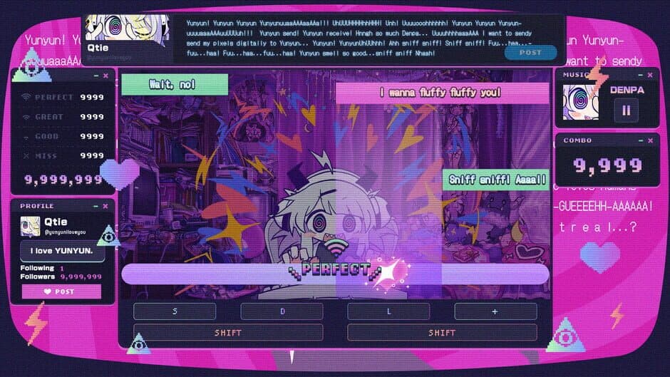 Yunyun Syndrome!? Rhythm Psychosis screenshot 4