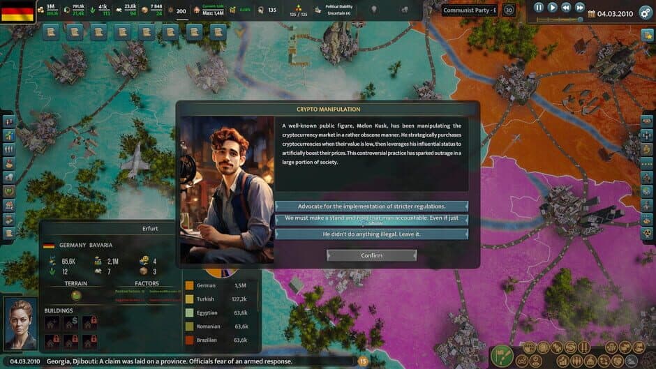 Realpolitiks 3: Earth and Beyond screenshot 3