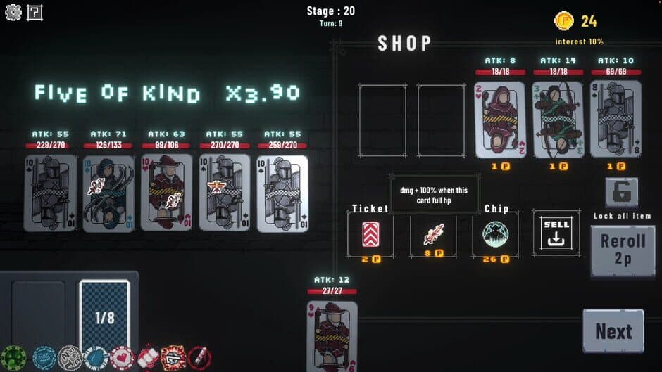 Poker Dungeon : Joker's Madness screenshot 4