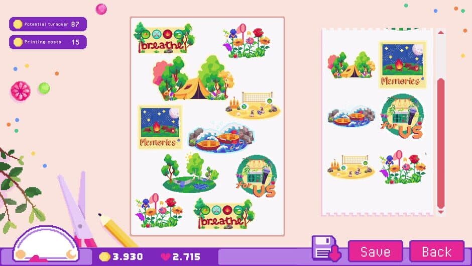 Sticky Business - Camp Zinnias screenshot 4