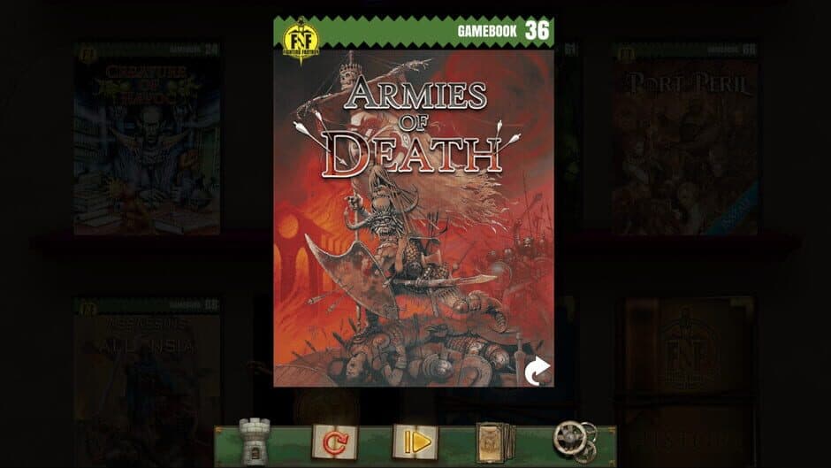 Fighting Fantasy Classics - Armies of Death screenshot 1