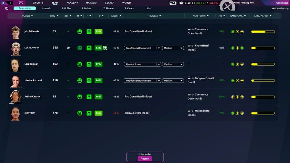 Tennis Manager 2024 screenshot 5
