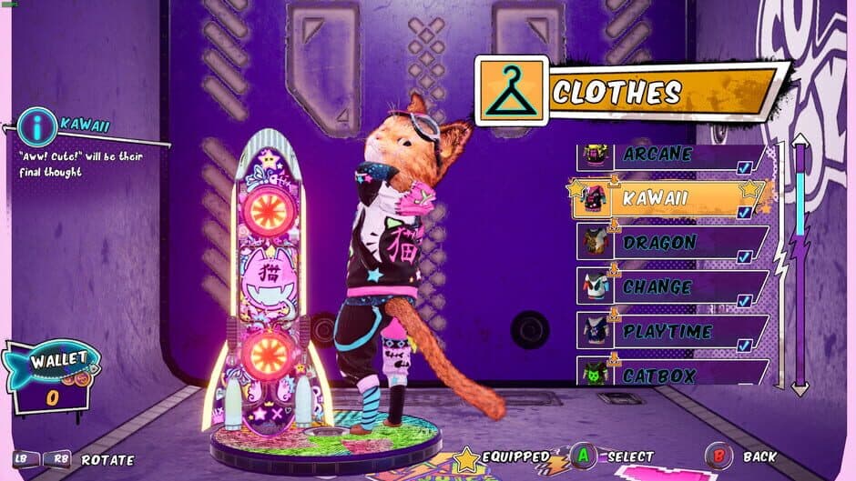 Gori: Cuddly Carnage - Neon Neko Skin Pack screenshot 5