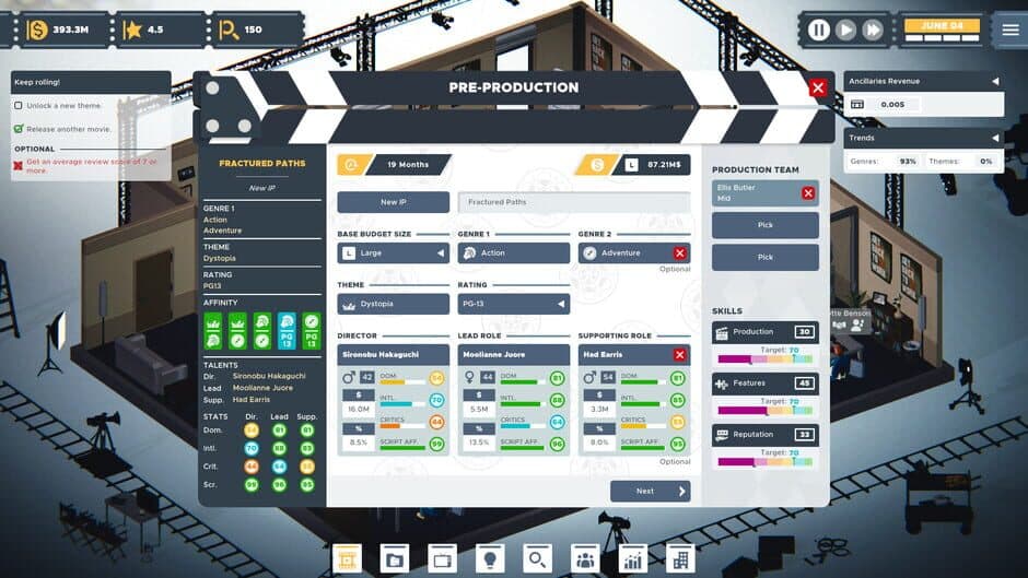 The Executive: Movie Industry Tycoon screenshot 3