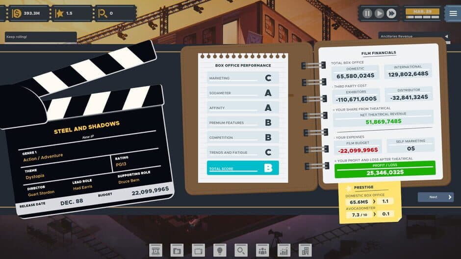 The Executive: Movie Industry Tycoon screenshot 4