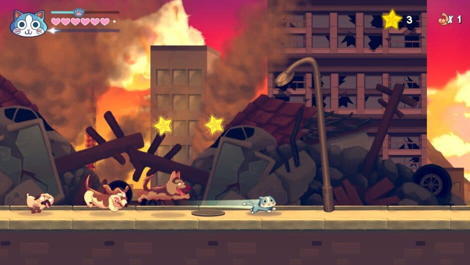 KinnikuNeko: SUPER MUSCLE CAT screenshot 2
