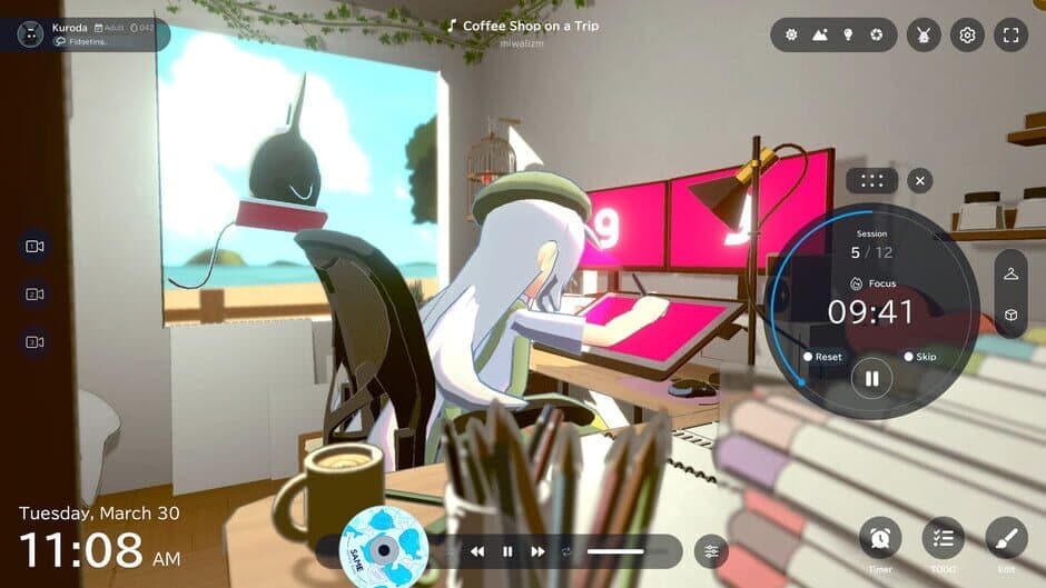 gogh: Focus with Your Avatar screenshot 1