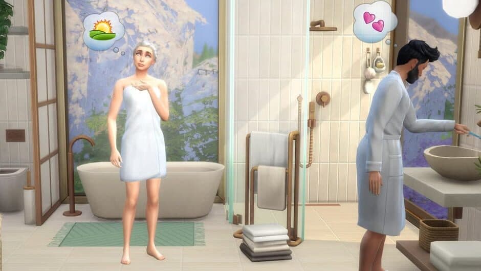 The Sims 4: Sleek Bathroom Kit screenshot 1