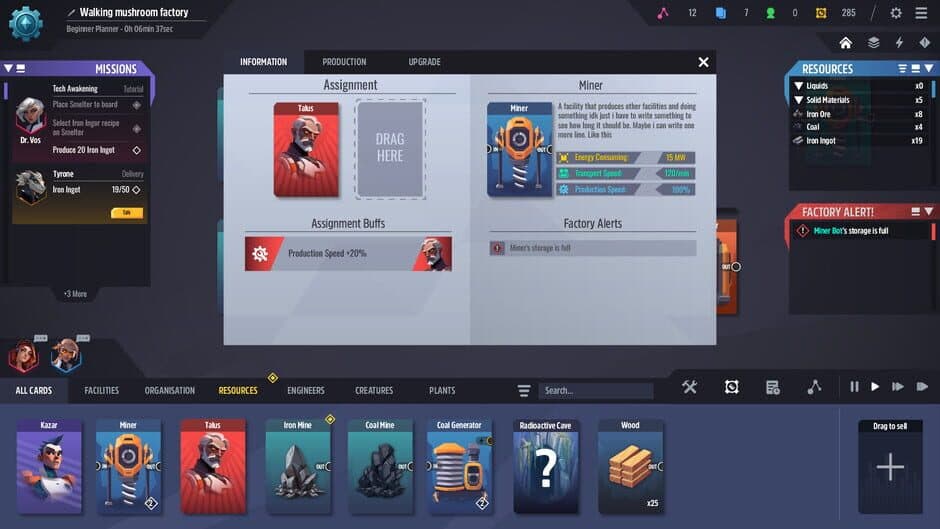 Factory Planner screenshot 1