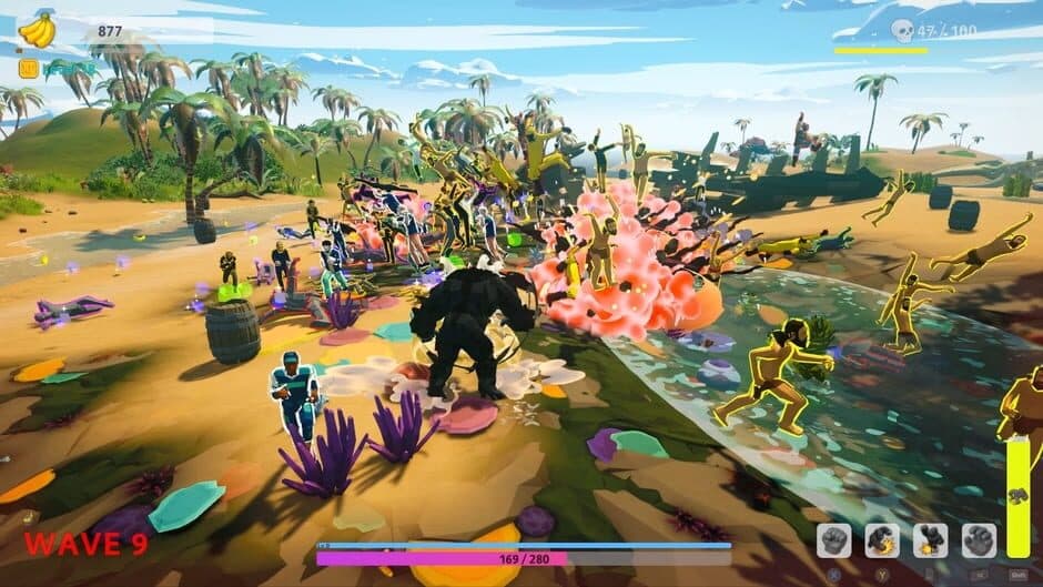 The Showdown: Gorilla vs 100 screenshot 1