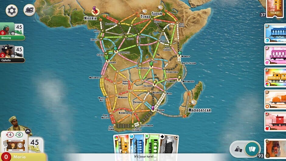 Ticket to Ride - Heart of Africa Expansion screenshot 4