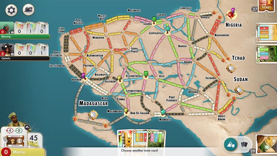 Ticket to Ride - Heart of Africa Expansion screenshot 1