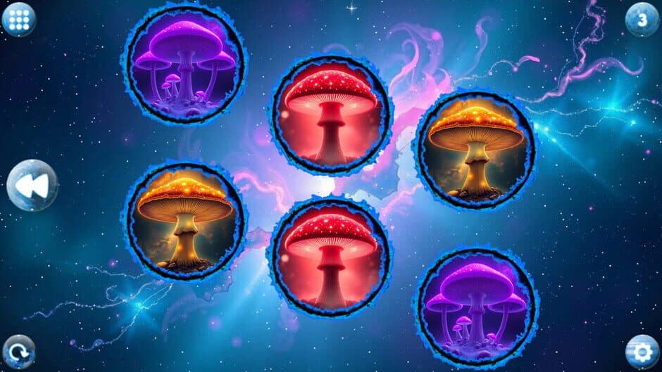 Space Memory Mushrooms screenshot 2