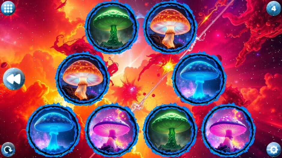 Space Memory Mushrooms screenshot 3
