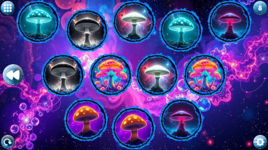 Space Memory Mushrooms screenshot 5