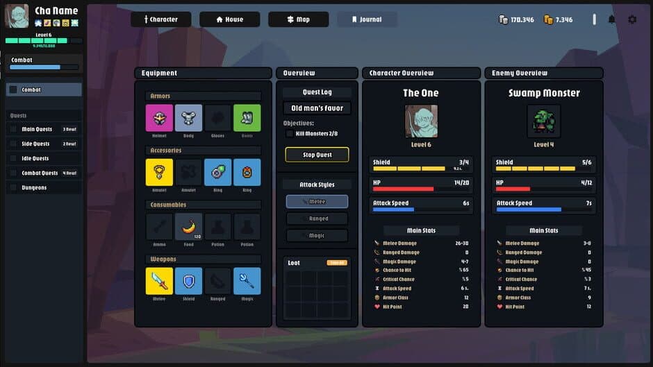 Between Adventures IDLE screenshot 2