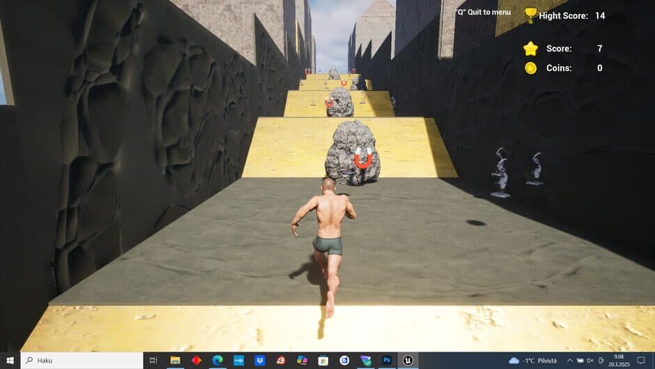 Man Without Clothes Runner screenshot 5