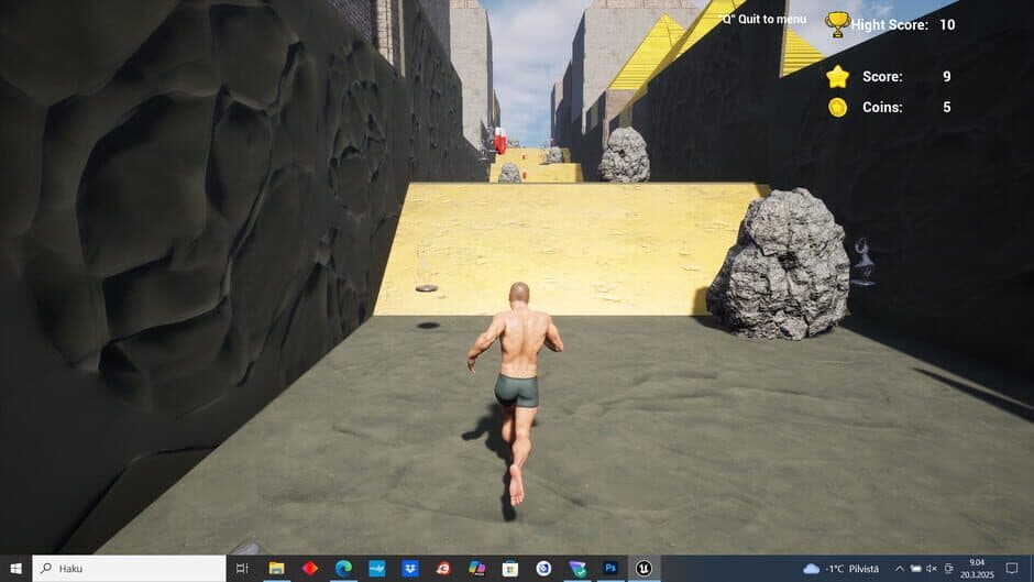 Man Without Clothes Runner screenshot 3