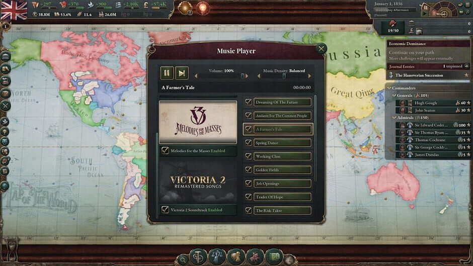 Victoria 3: Melodies for the Masses - Music Pack screenshot 2