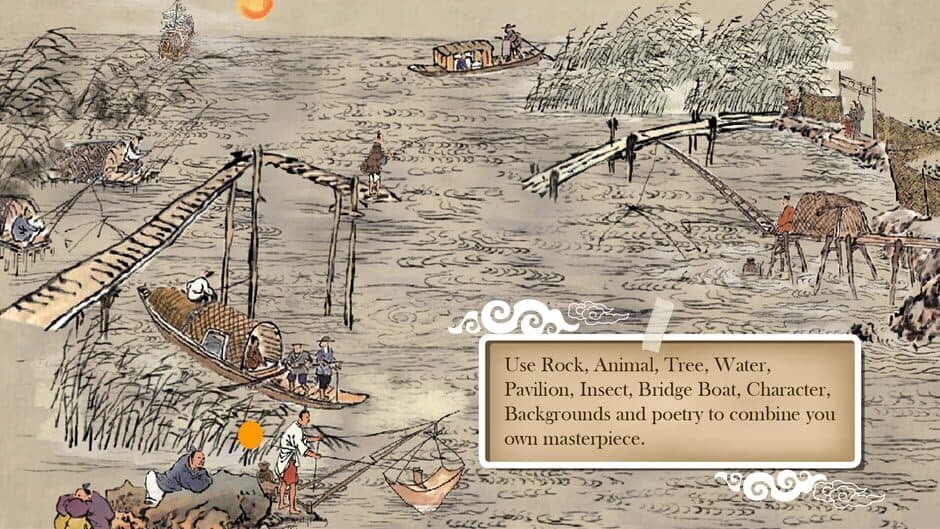 Chinese Ink Painting Puzzle & Creator screenshot 5