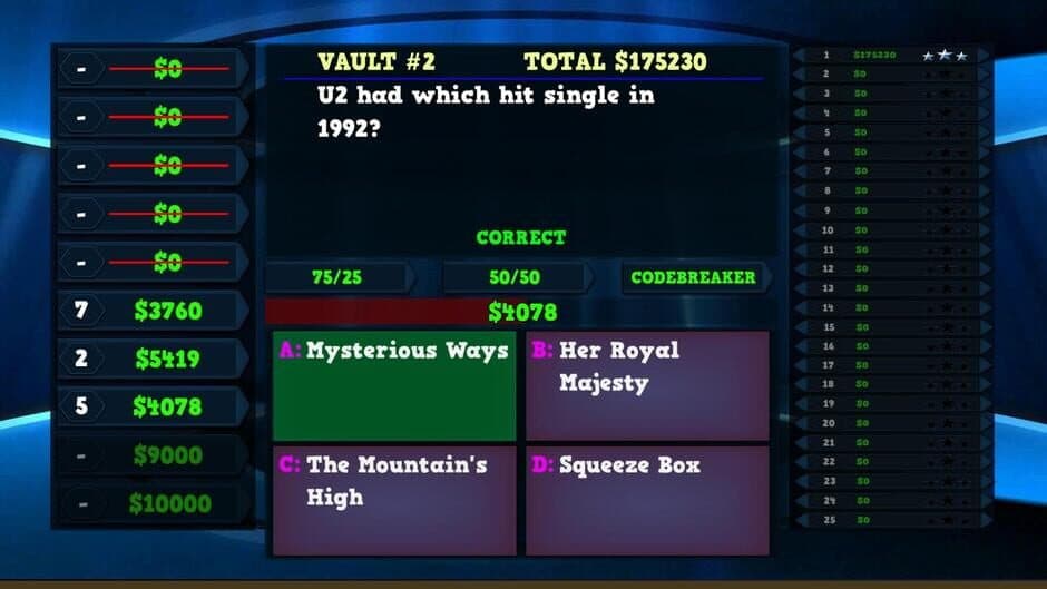Trivia Vault: Music Trivia screenshot 2