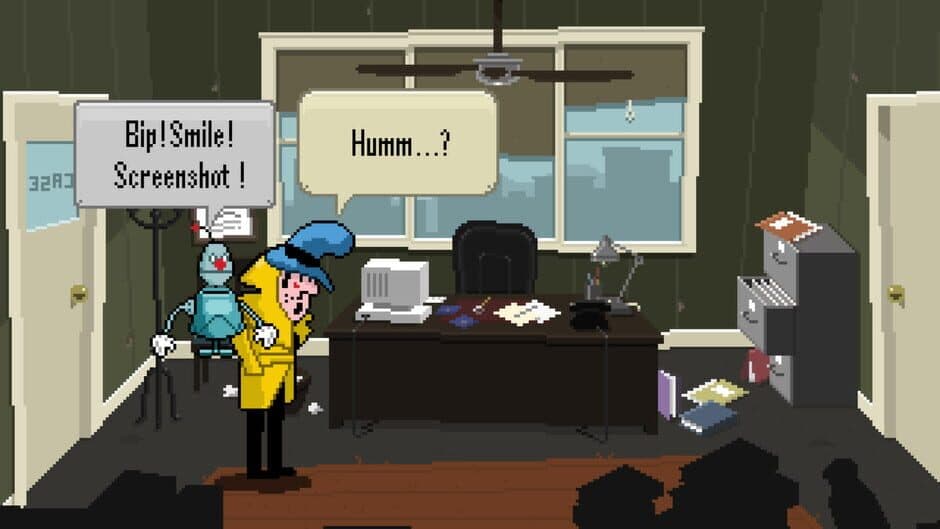 Detective Case and Clown Bot in: Murder in the Hotel Lisbon screenshot 5