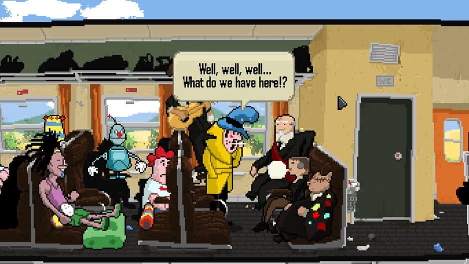 Detective Case and Clown Bot in: The Express Killer screenshot 3