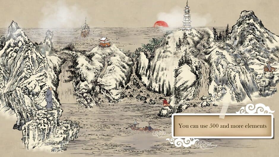 Chinese Ink Painting Puzzle & Creator screenshot 6