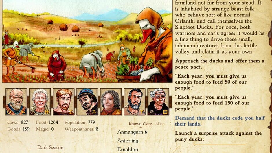 King of Dragon Pass screenshot 1