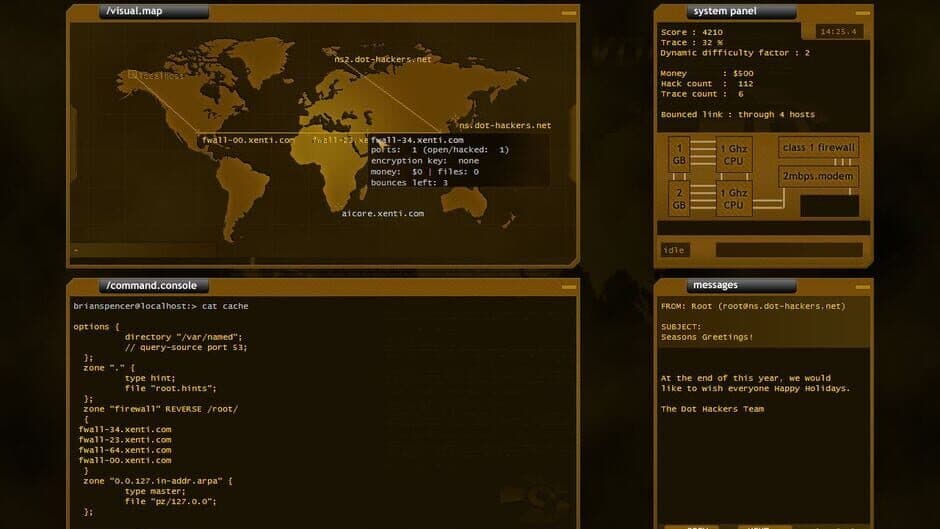 Hacker Evolution: Source screenshot 1