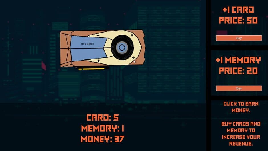 ERTX 2080TI Mining Clicker screenshot 2