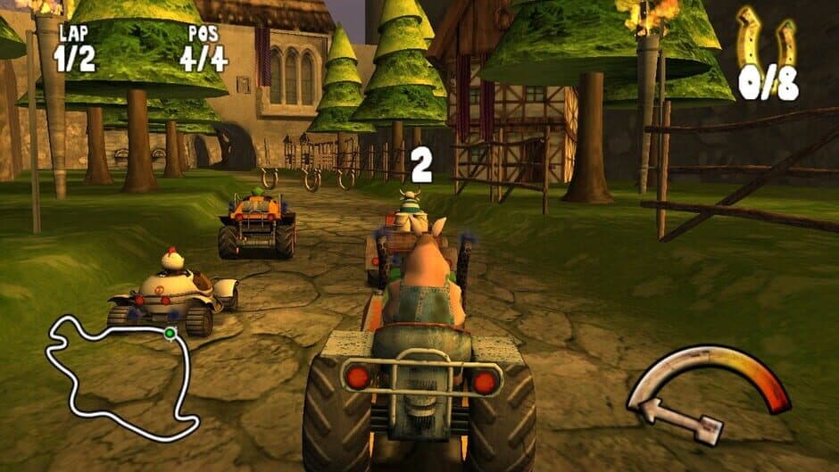Calvin Tuckers Farm Animal Racing screenshot 1
