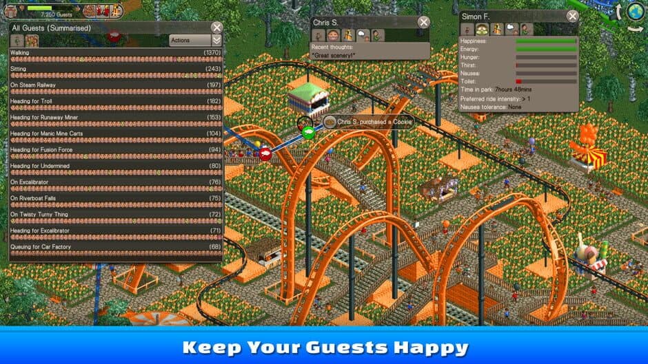 RollerCoaster Tycoon - Classic screenshot 5