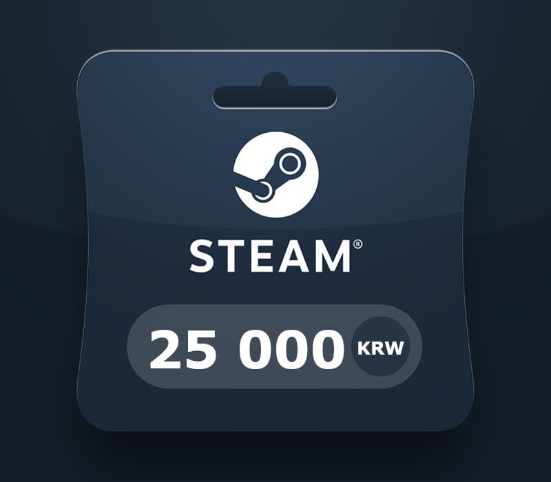 Steam Wallet Card 25000 KRW KR Activation