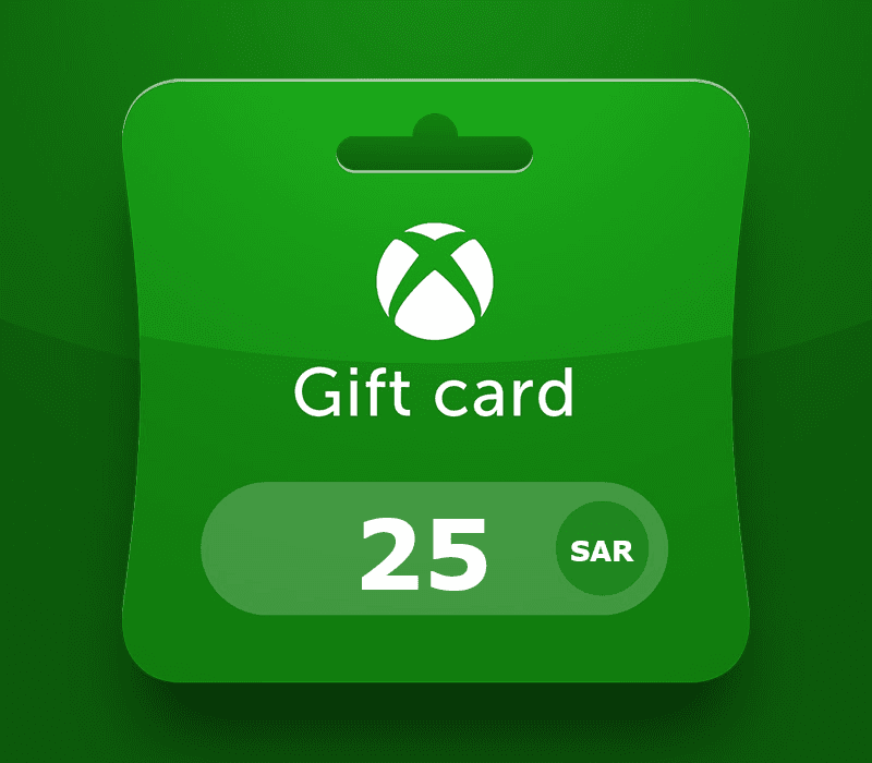XBOX Live 25 SAR Prepaid Card SA