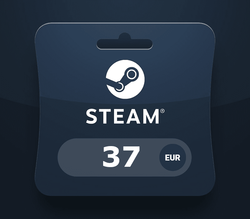 Steam Wallet Card €37 EU Activation