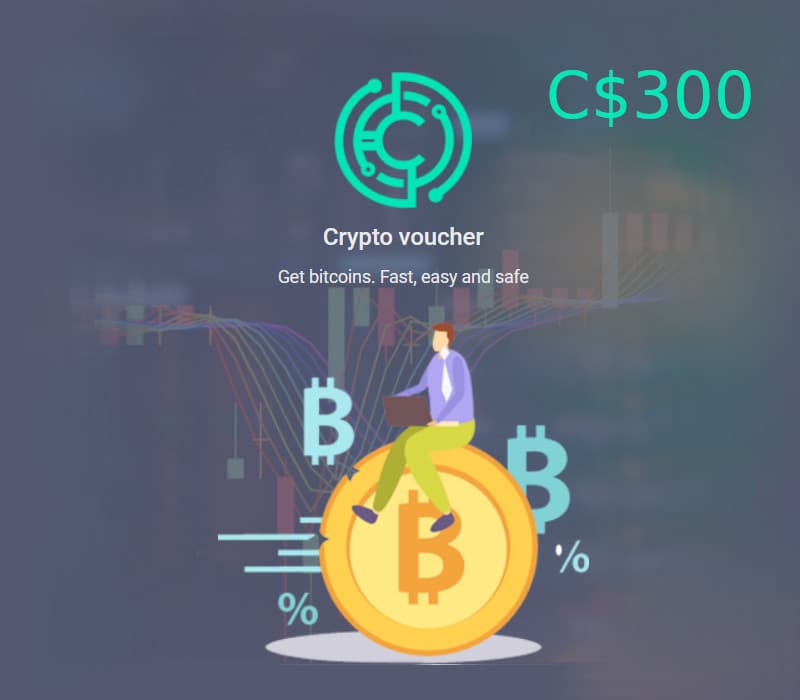 Crypto Voucher Bitcoin (BTC) 300 CAD