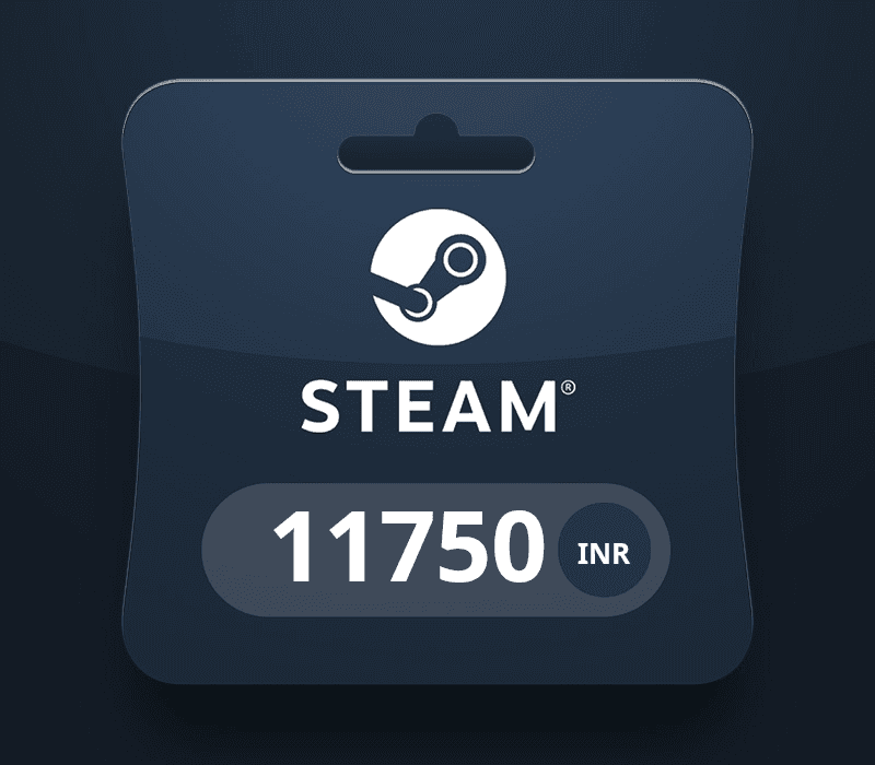 Steam Wallet Card ₹11750 INR Activation