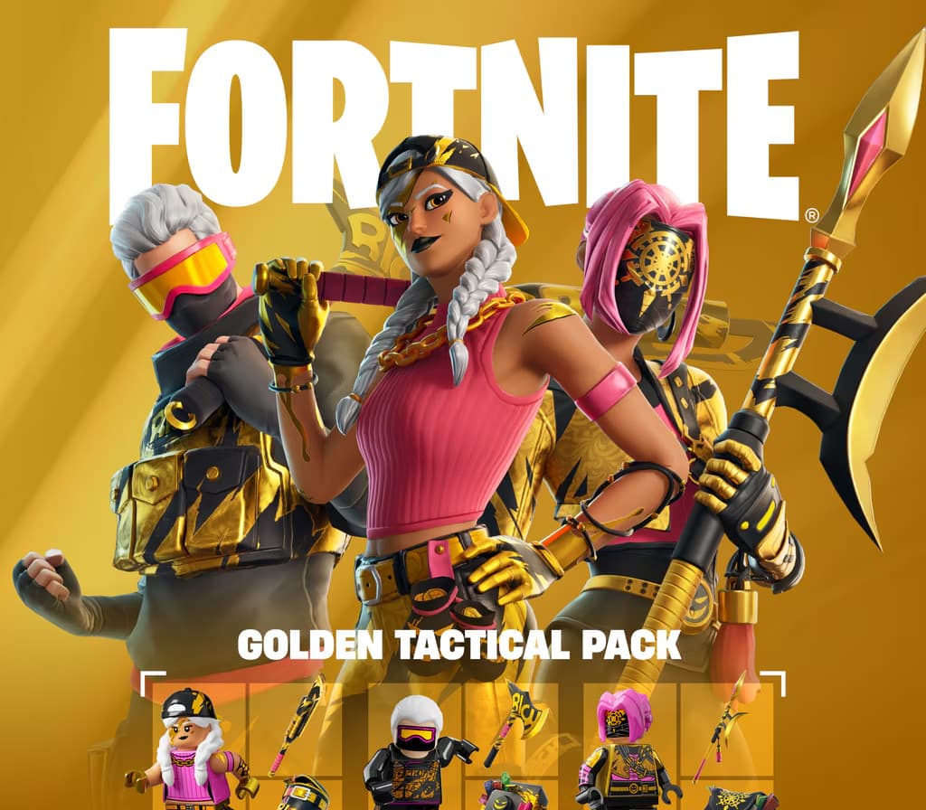 Fortnite - Golden Tactical Pack